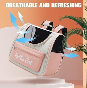 Hello Cat Pet Carrier Backpack